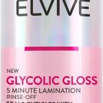 L'Oréal Elvive Glycolic Gloss 5-minute lamination rinse-off for dull, porous hair, 17% gloss complex with glycolic acid