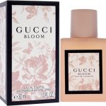 Gucci Bloom Eau de Toilette 30ml bottle and box with floral design and branding displayed